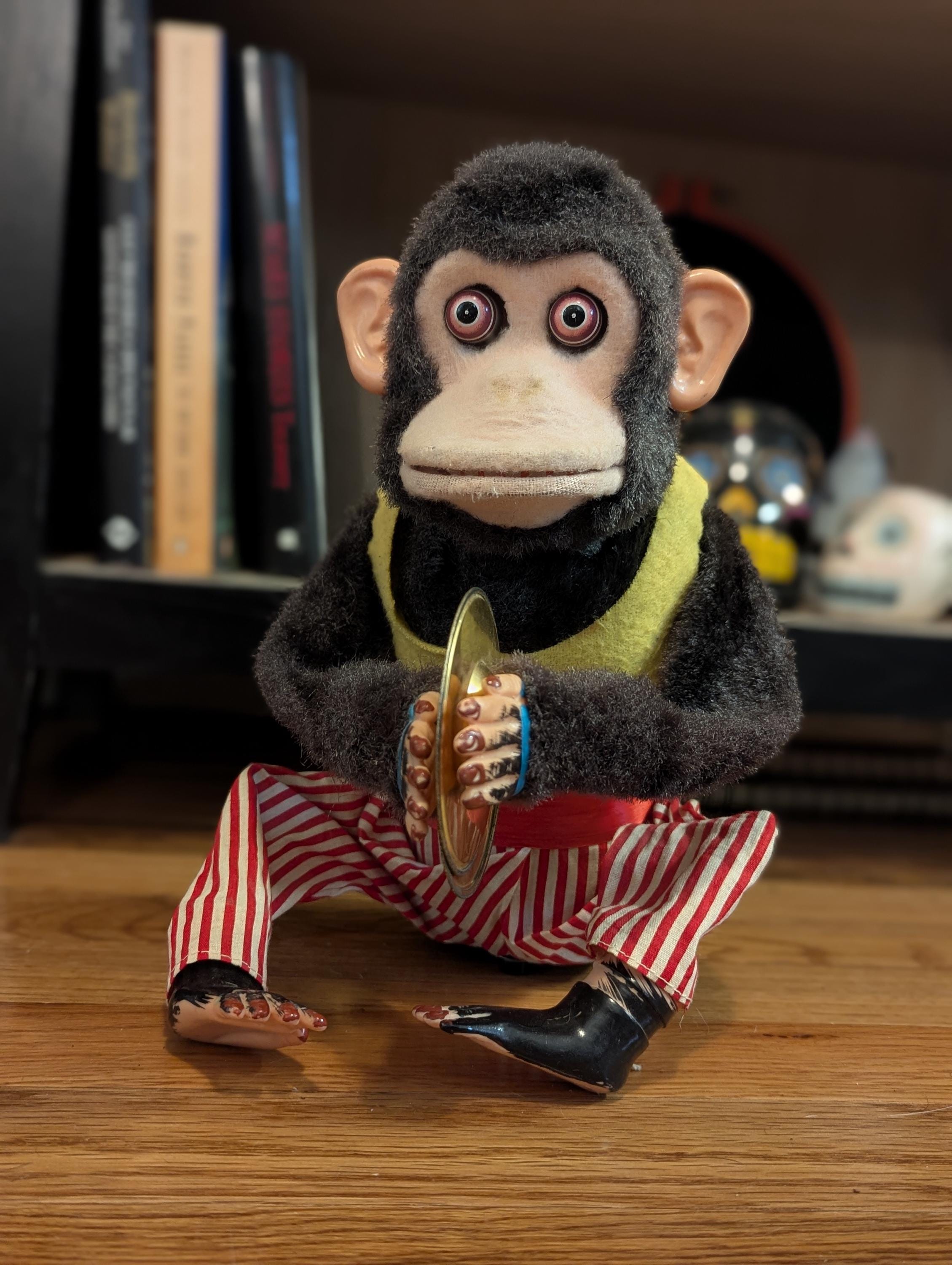 Vintage monkey toy cymbal - Etsy 日本