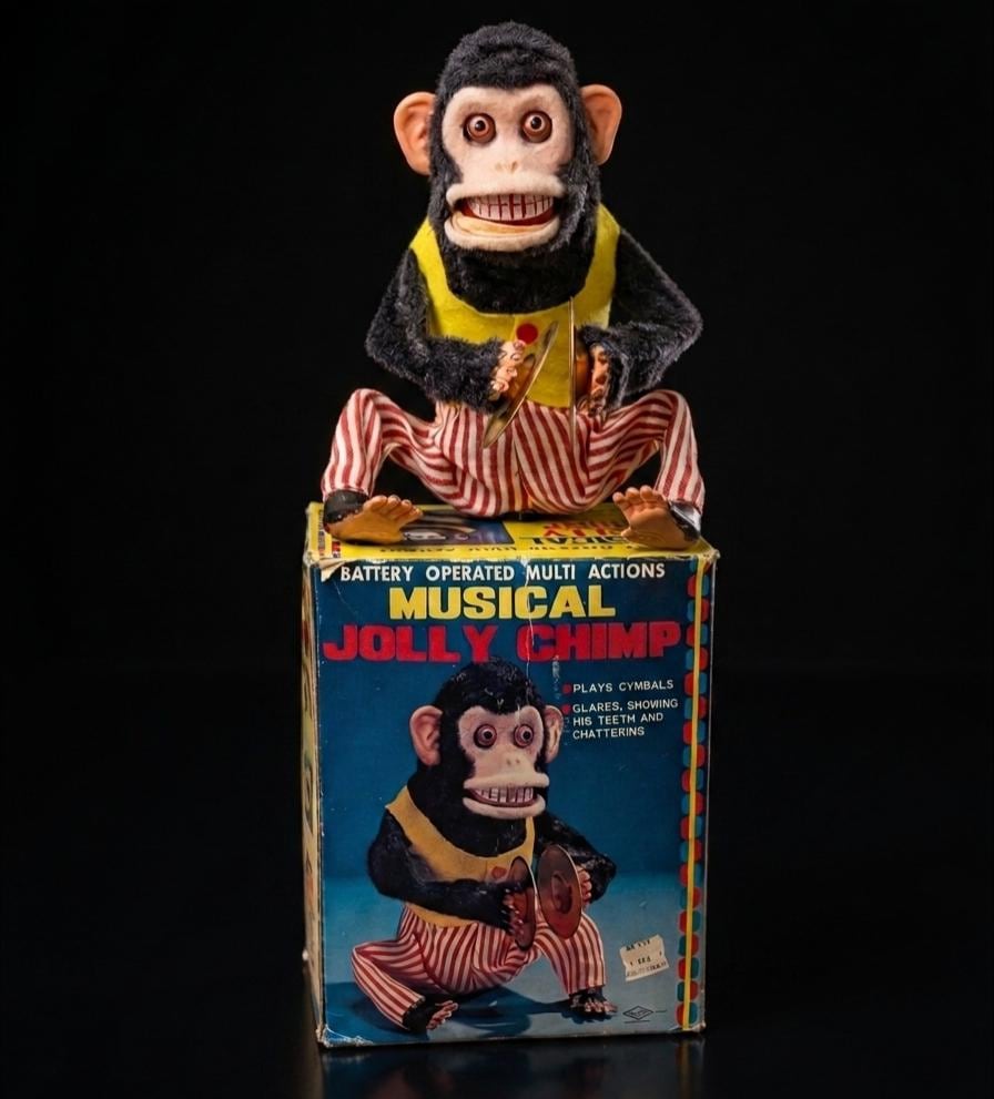 Vintage monkey toy cymbal - Etsy 日本