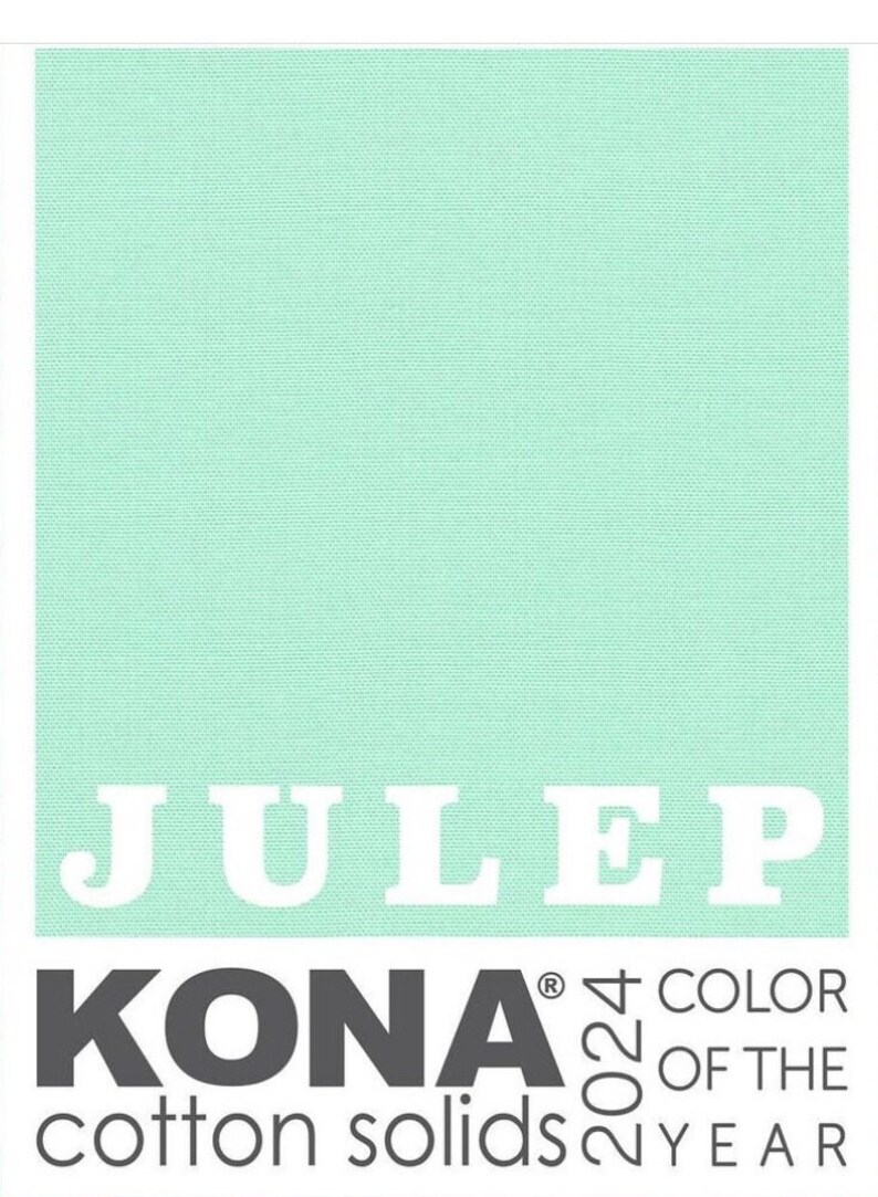 Kona Cotton Color of the Year 2024 Julep Layer Cake, Ten Square, 10