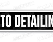 AUTO DETAILING Street Sign car dealership workshop detailing gift
