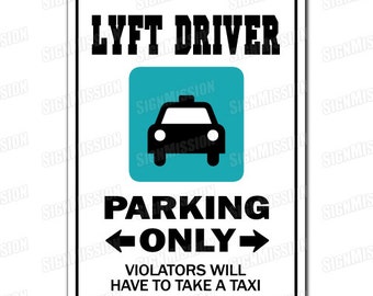 Lyft Canvas or Paper 1222 Custom Gift For Uber Taxi Limo Driver Metal Amazing Taxi Driver Limousine Personalized Art Print