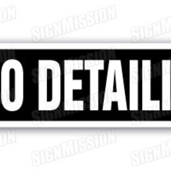 Car Detailing Sign Etsy