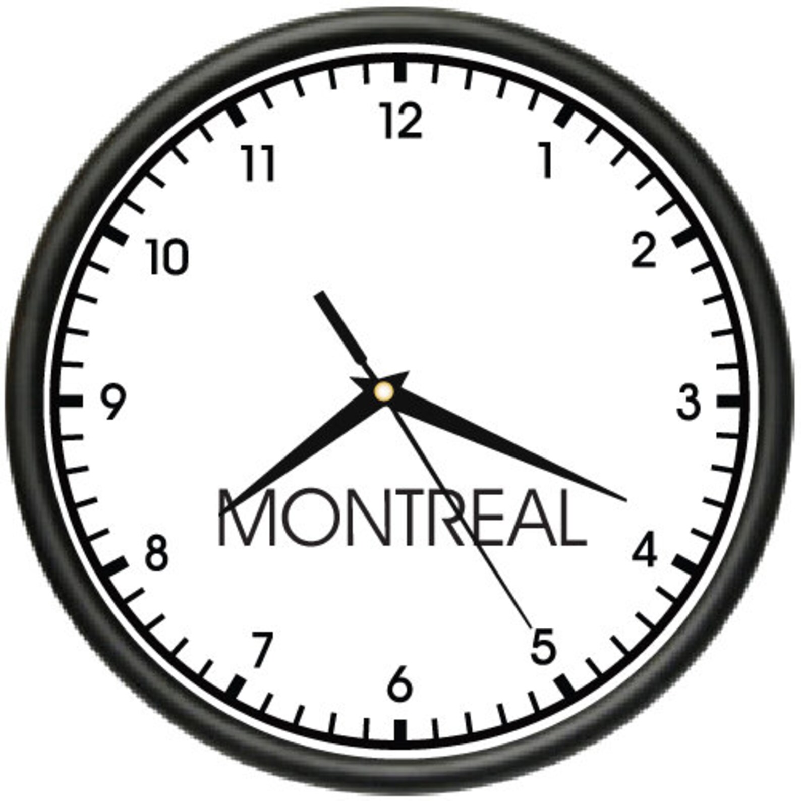 MONTREAL TIME Wall Clock world time zone clock office business Etsy MONTREAL TIME Wall Clock world time zone clock office business Etsy