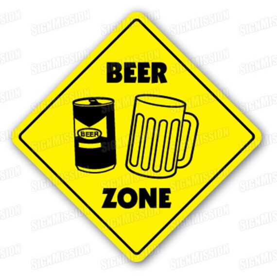 BEER ZONE Sign Novelty Signs Mug Glass Neon Tap Keg Etsy
