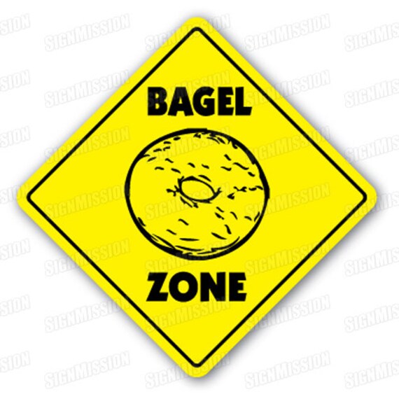 BAGEL ZONE Sign Hot Fresh Bagels Coffee Shop Bread Hot Donut Etsy