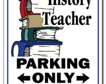 History Teacher Tin Sign - Etsy