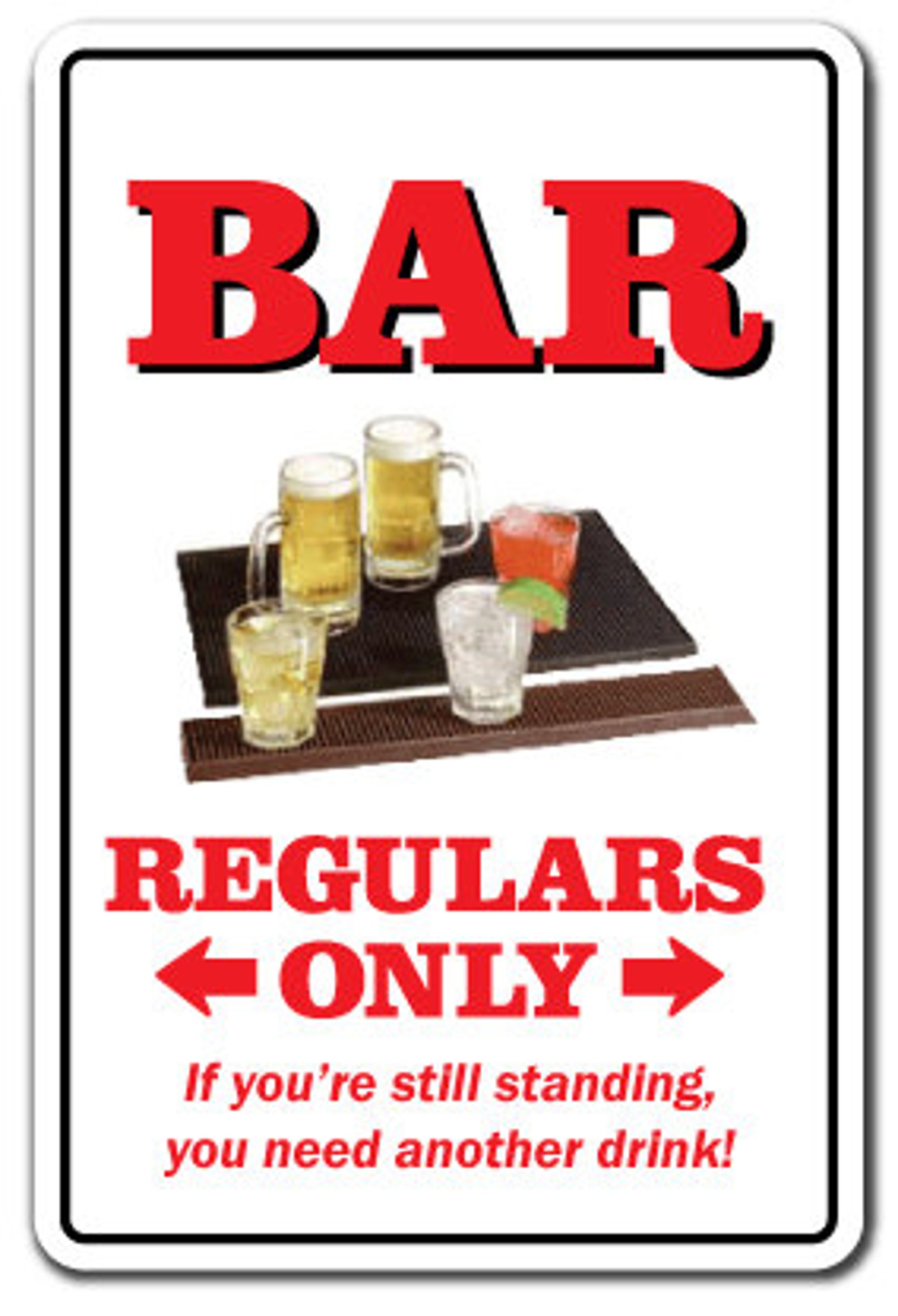 Bar Novelty Sign Parking Signs Pub Lounge Gift Etsy