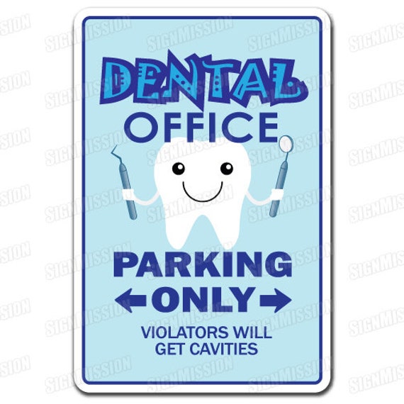 DENTAL OFFICE Novelty Sign Dentist Hygienist DDS Denture Teeth Etsy
