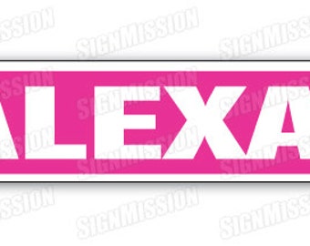 ALEXA Street Sign Great Gift 100's of names!