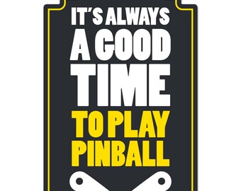 Play Pinball Novelty Sign | Indoor/Outdoor | Funny Home Decor for Garages, Living Rooms, Bedroom, Offices | SignMission gift Decoration