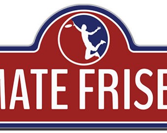 Ultimate Frisbee Street Sign | Indoor/Outdoor | Funny Home Decor for Garages, Living Rooms, Bedroom, Offices | SignMission personalized gift