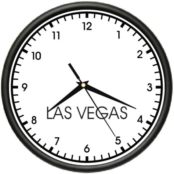 Las Vegas Zeit Wanduhr Welt Zeitzone Uhr Buro Business Etsy