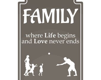 Family Roots Novelty Sign | Indoor/Outdoor | Funny Home Decor for Garages, Living Rooms, Bedroom, Offices | SignMission gift Decoration