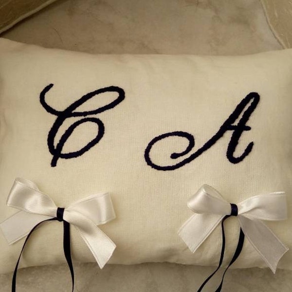 Initial Cushion Etsy