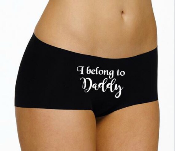Daddy shaved lingerie shorts