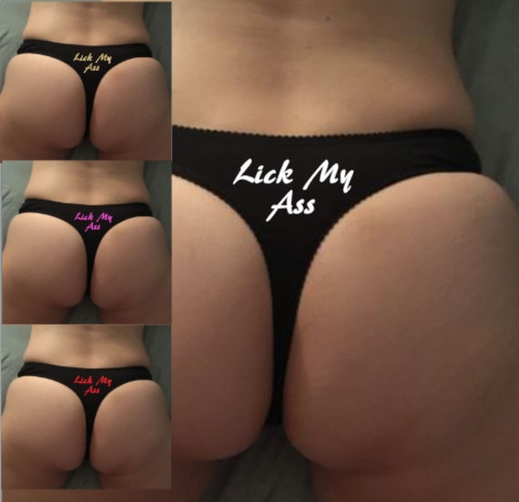 Lick Ass Thong Panties Maduras Tanga Ropa Interior Sexy - Etsy España