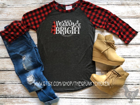 plaid sleeve raglan shirt