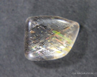 Rainbow Lattice Sunstone cabochon, Australia.  7,45 carati.