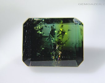 Tri-colour Tourmaline gemstone, Brazil. 18.93 carats.