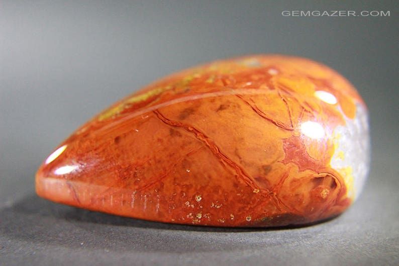 Zhanguo Warring States plume Agate, China. 158.68 carats. image 3