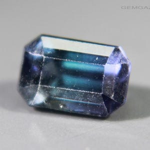 Bi-colour Spinel gemstone, purple-blue, Sri Lanka. 0.81 carat. image 1