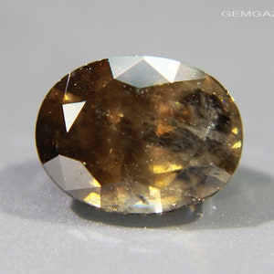 Cassiterite, golden-brown faceted, Bolivia. 4.58 carats. image 2