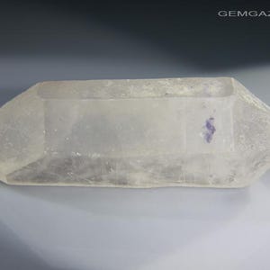 Quartz crystal with blue Fluorite inclusion, Madagascar. 169.03 carats / 33.80 grams.