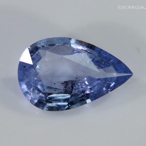 Spinel, cornflower blue faceted, Tanzania. 0.65 carat.