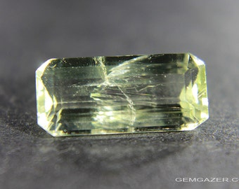 Herderite, faceted, Brazil.  2.95 carats.