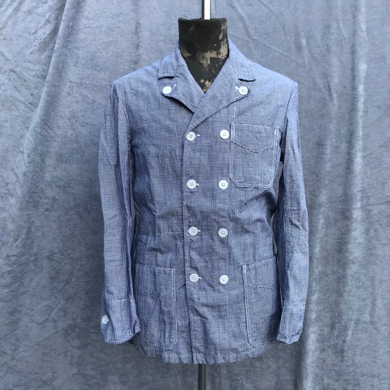 deadstock 50s butcher jacket au moline vintage fre