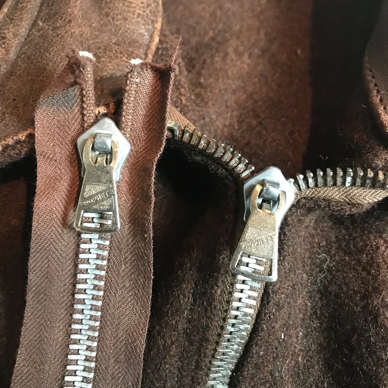 1910s Prophete zip cyclist jacket vintage french deadstock workwear
