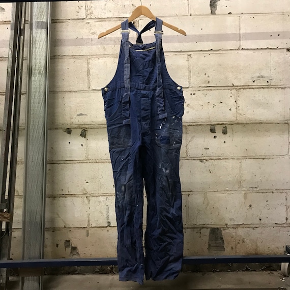 vintage 60s overall french workwear