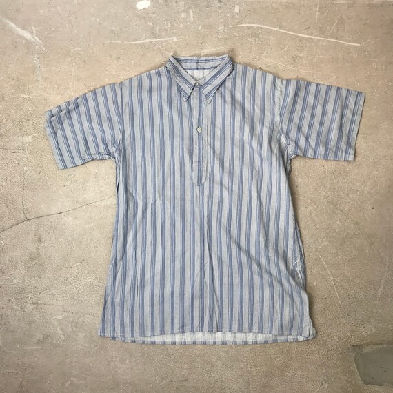 1940s cotton summer shirt size small