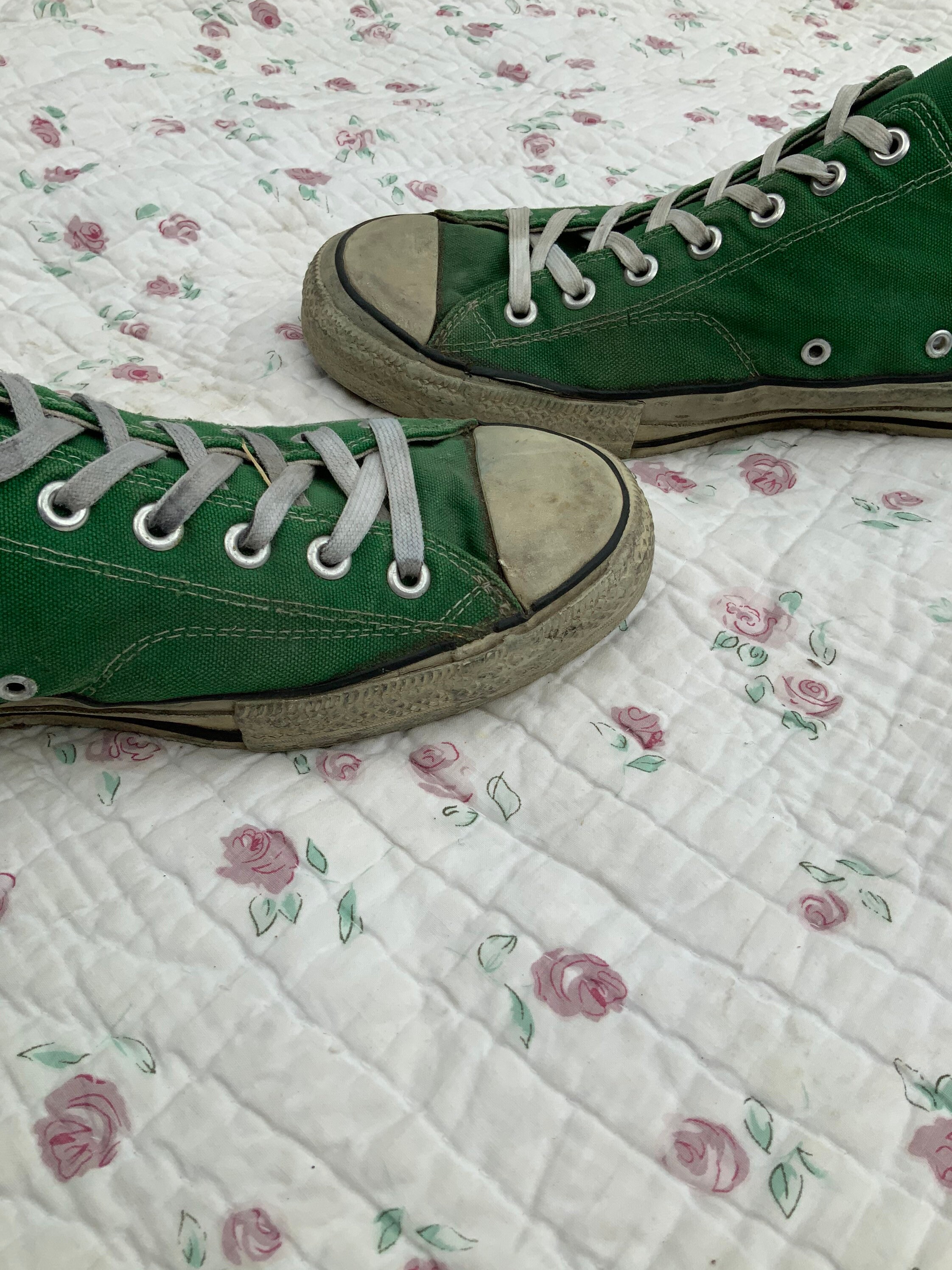 Converse vintage green cheap