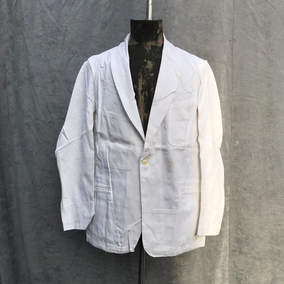 deadstock 50s french workwear barman jacket au mol