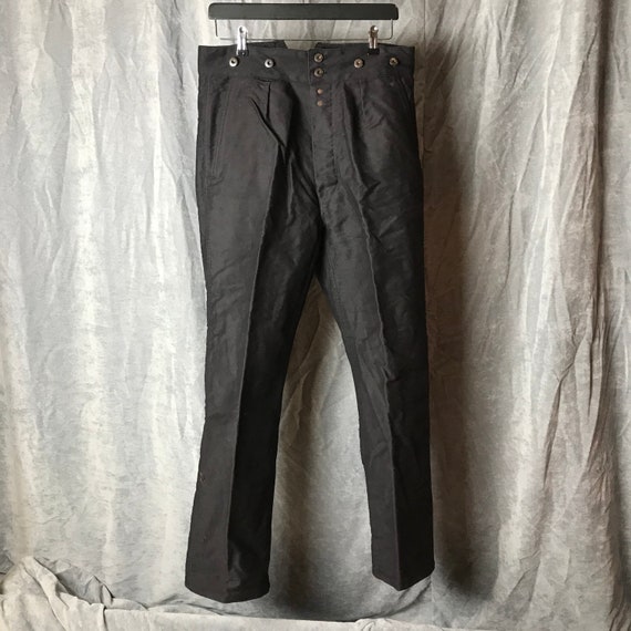 deadstock 70s moleskin pants french workwear vinta