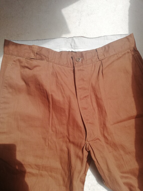 deadstock French work pants 1950s French Workwear