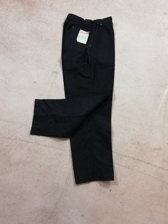 deadstock Vintage 1950'S French workwear Black Mol