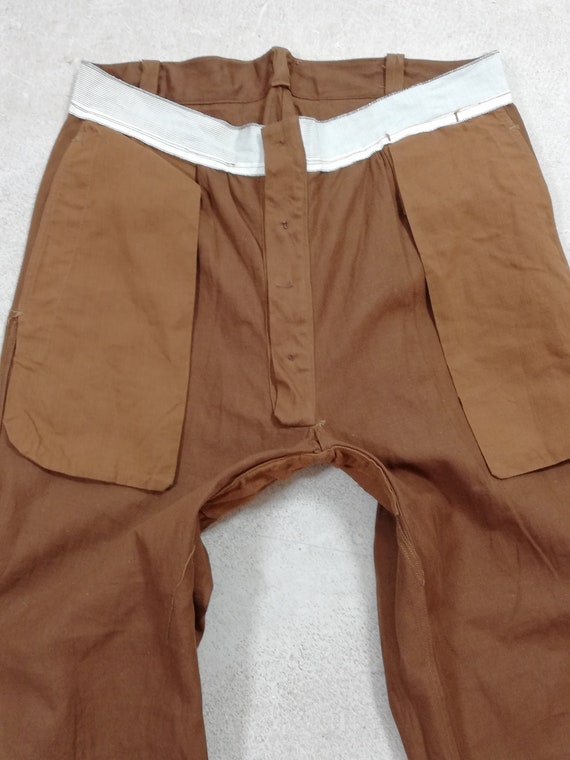 deadstock French work pants 1950s French Workwear
