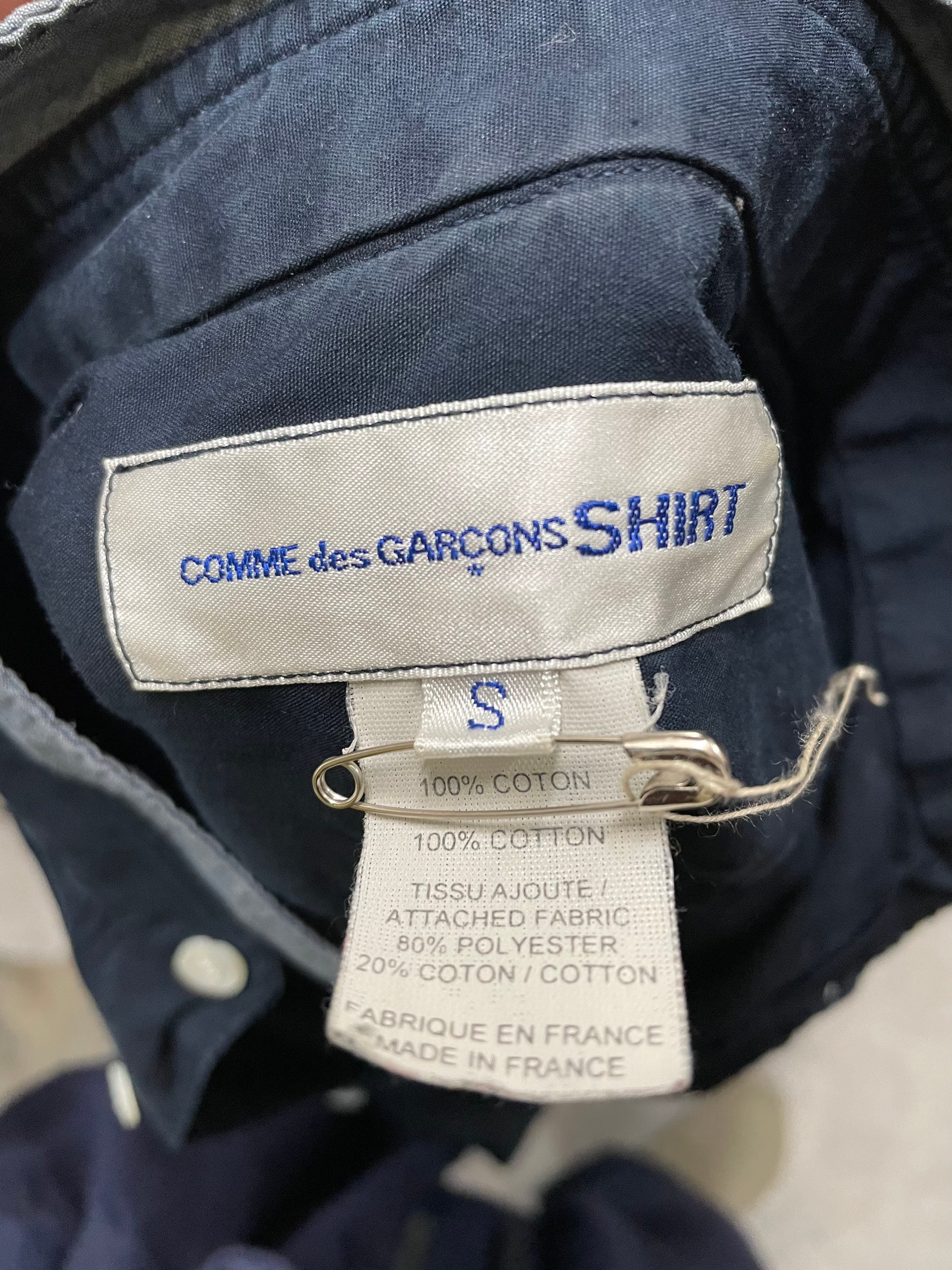Comme Des Garçons Archives Small Collar Shirt From 2004 - Etsy