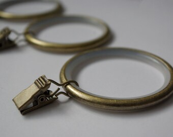 Metal Curtain Rings Etsy