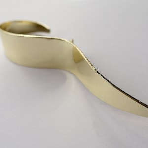 Gardinenhaken - glänzendes Gold &#39;Cobra&#39; Ø35mm (Packung mit 10)