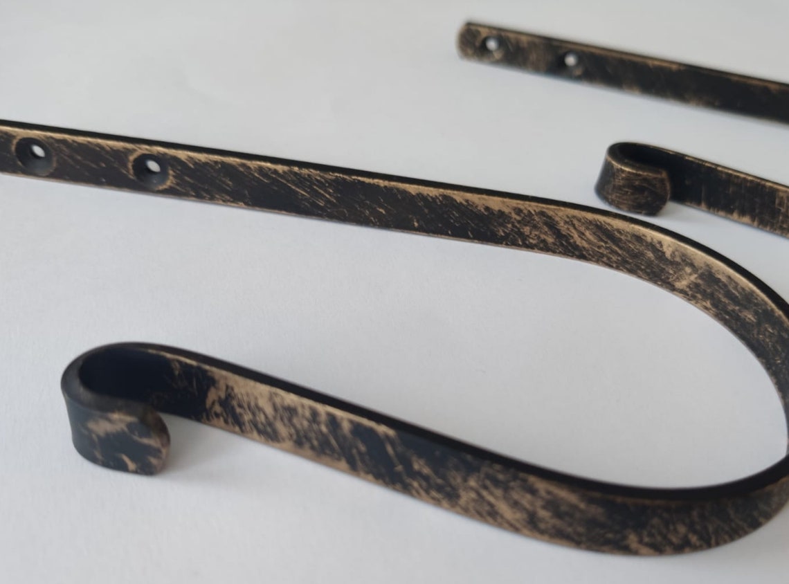 2PCS Curtain Tie Backs Hooks, Etal Curtain Holdbacks, Window Curtain