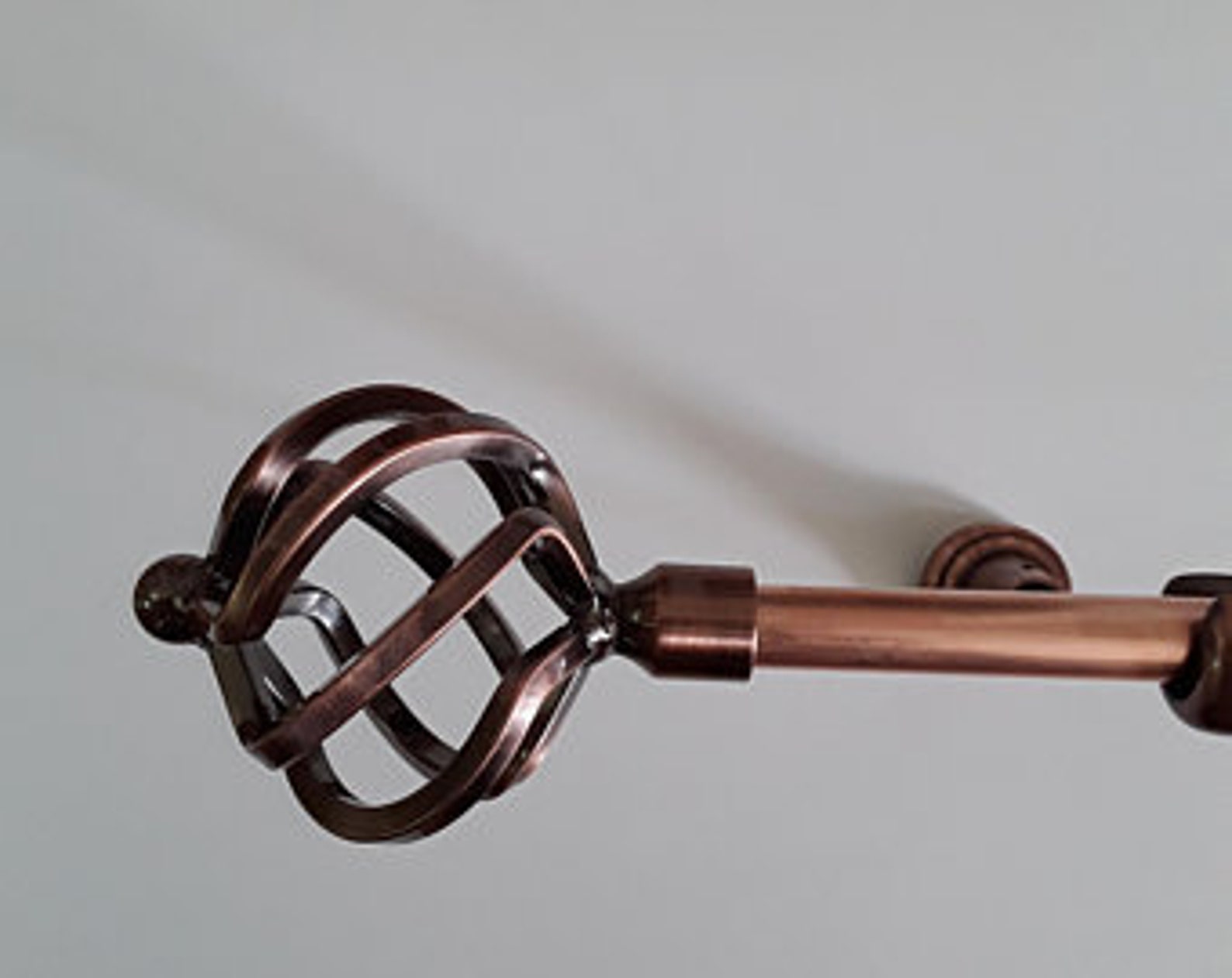 CopperGRANDE Curtain Rail/Pole Set Single Etsy