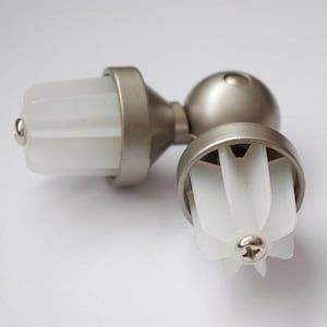 Bay Window Antique silver Curtain Pole Connector (Pack of 1)
