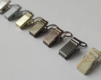 Clip per tende, ganci per tende per camper, clip per tende per roulotte, nero argento antico argento lucido oro antico oro lucido vintage rame bianco