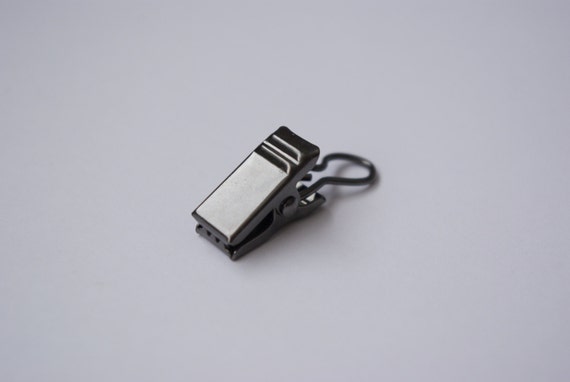 Shiny Black Curtain Clips Pack Of 20 Etsy