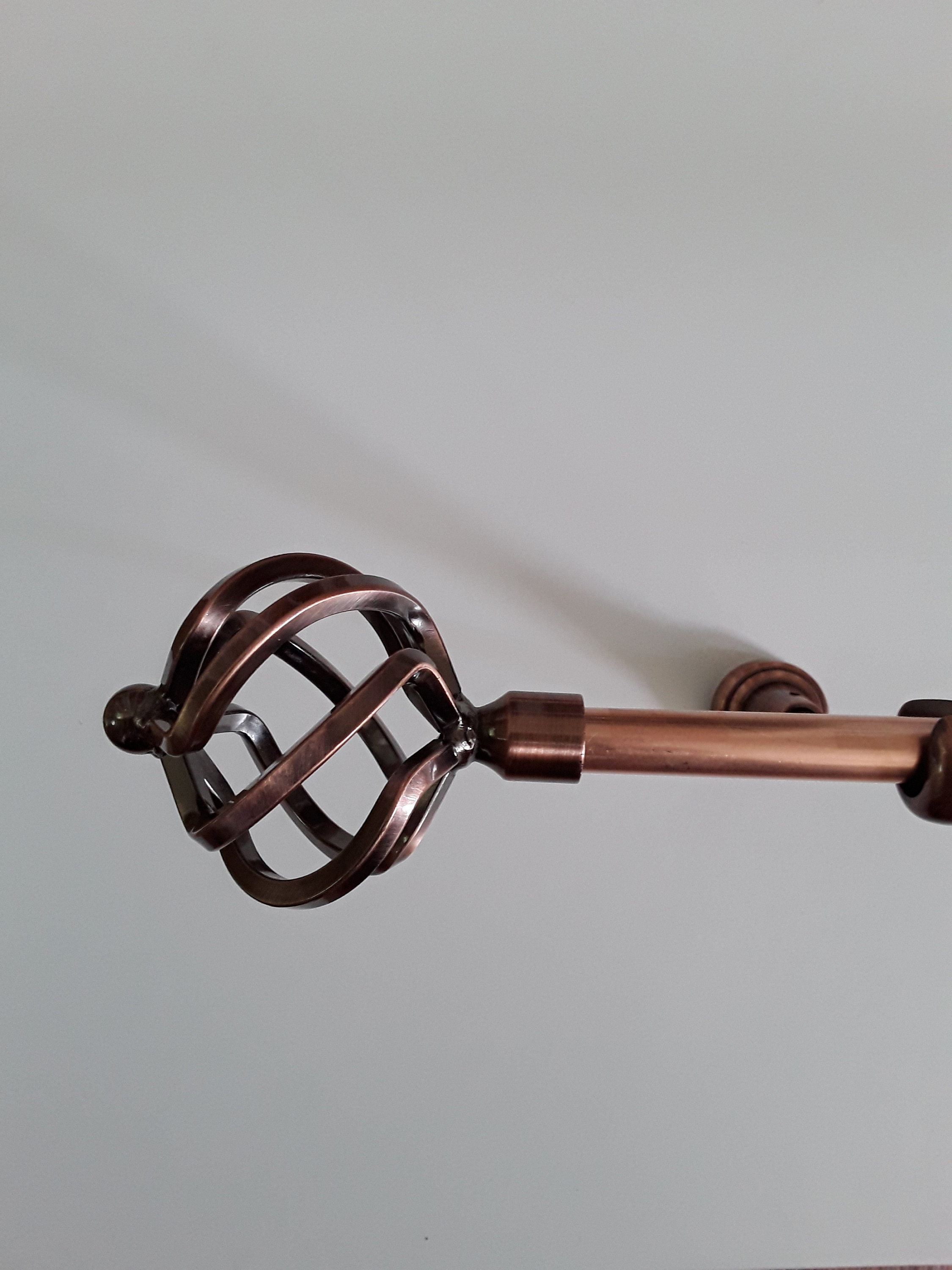 CopperGRANDE Curtain Rail/Pole Set Single Etsy