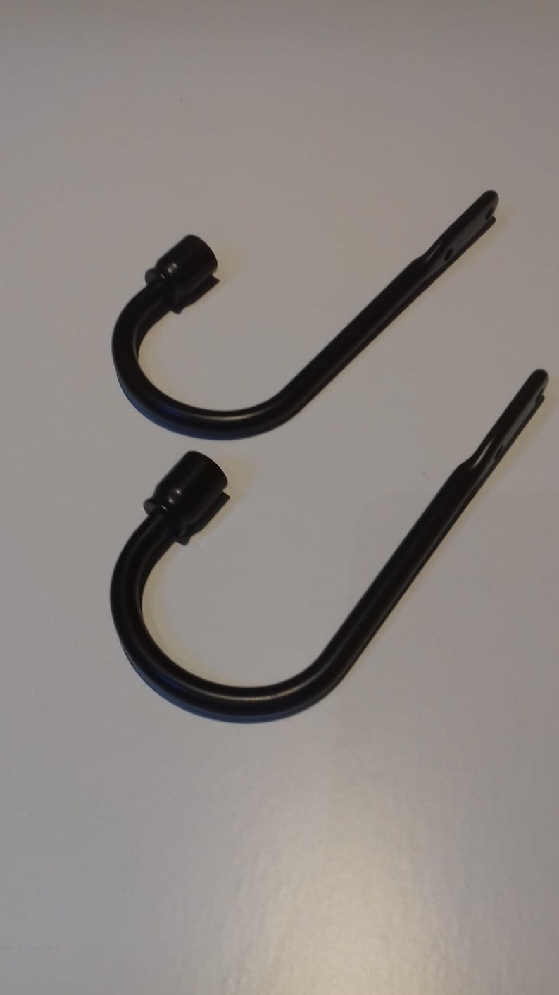 Classic Minimalist Curtain Holdbacks Black 150mm pack of 2 Etsy UK