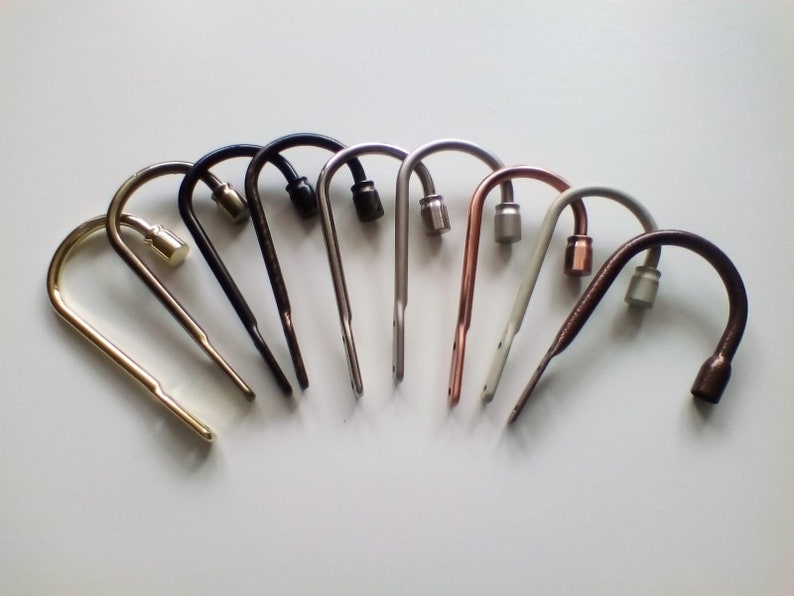 Classic Minimalist Curtain Holdbacks Vintage Black 150mm Etsy